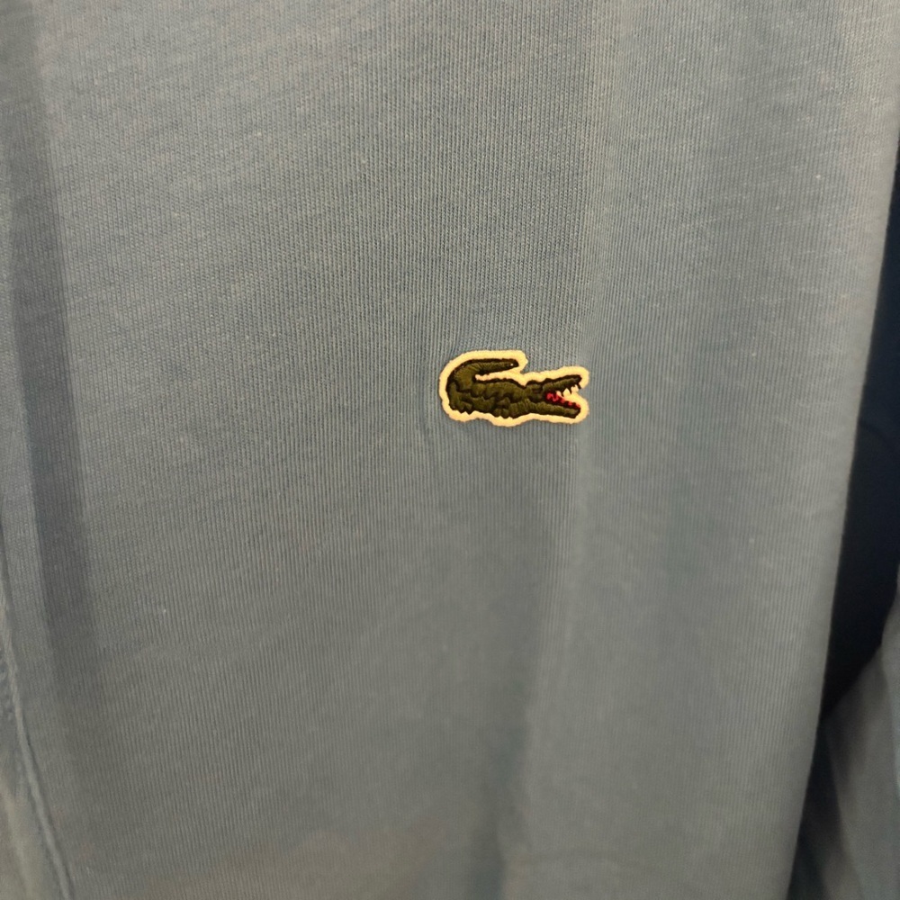 NWT ✨ Lacoste men’s slate blue Pullover Hoodie with Crocodile Logo-7/xxl - Picture 5 of 8